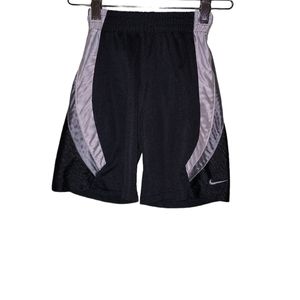 Nike Boys Black and White Athletic Shorts Sz 4